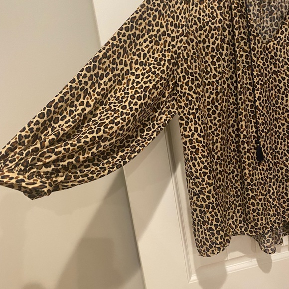 Crown & Ivy Tunic - New - Leopard Print - 3XL - Picture 3 of 4